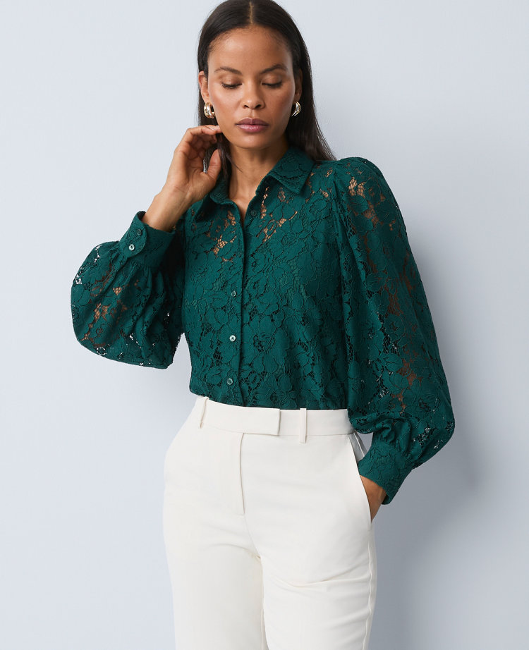Petite Lace Blouse