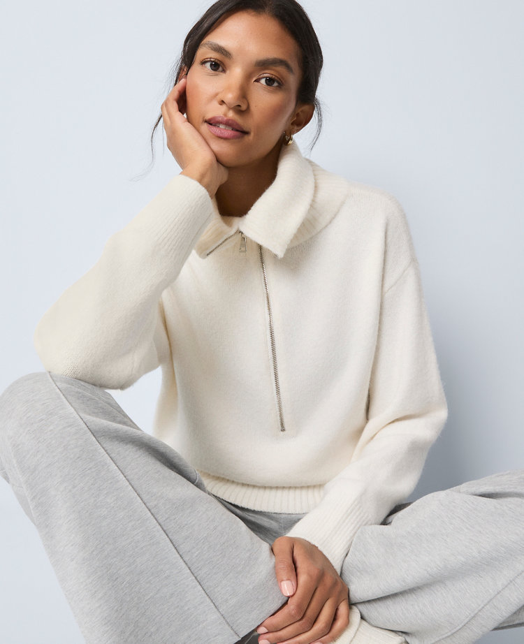 Weekend Collection Half-Zip Sweater