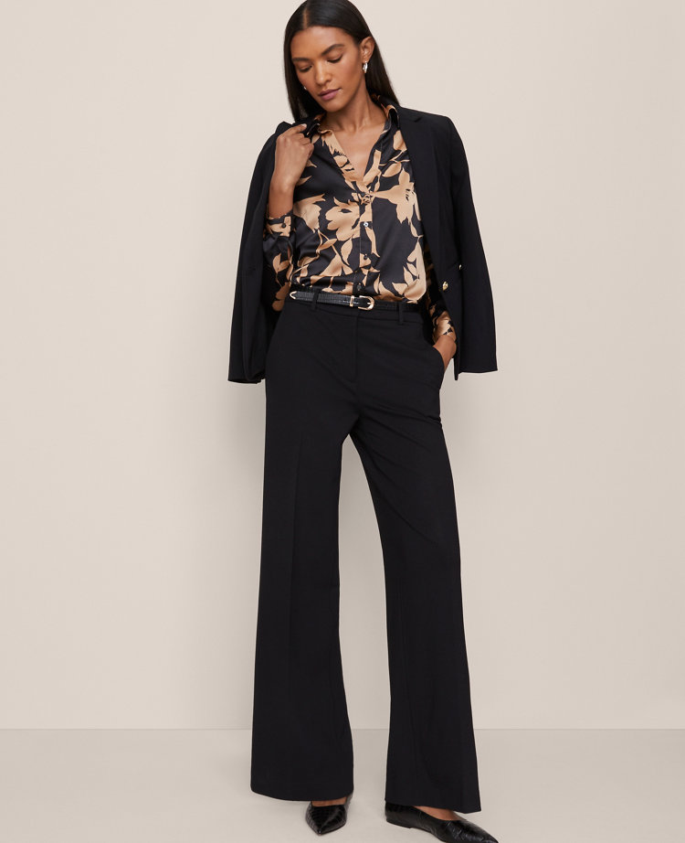 The Wide-Leg Pant in Ponte