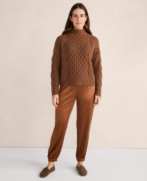 Haven Well Within Washable Silk Drawstring Cargo Joggers