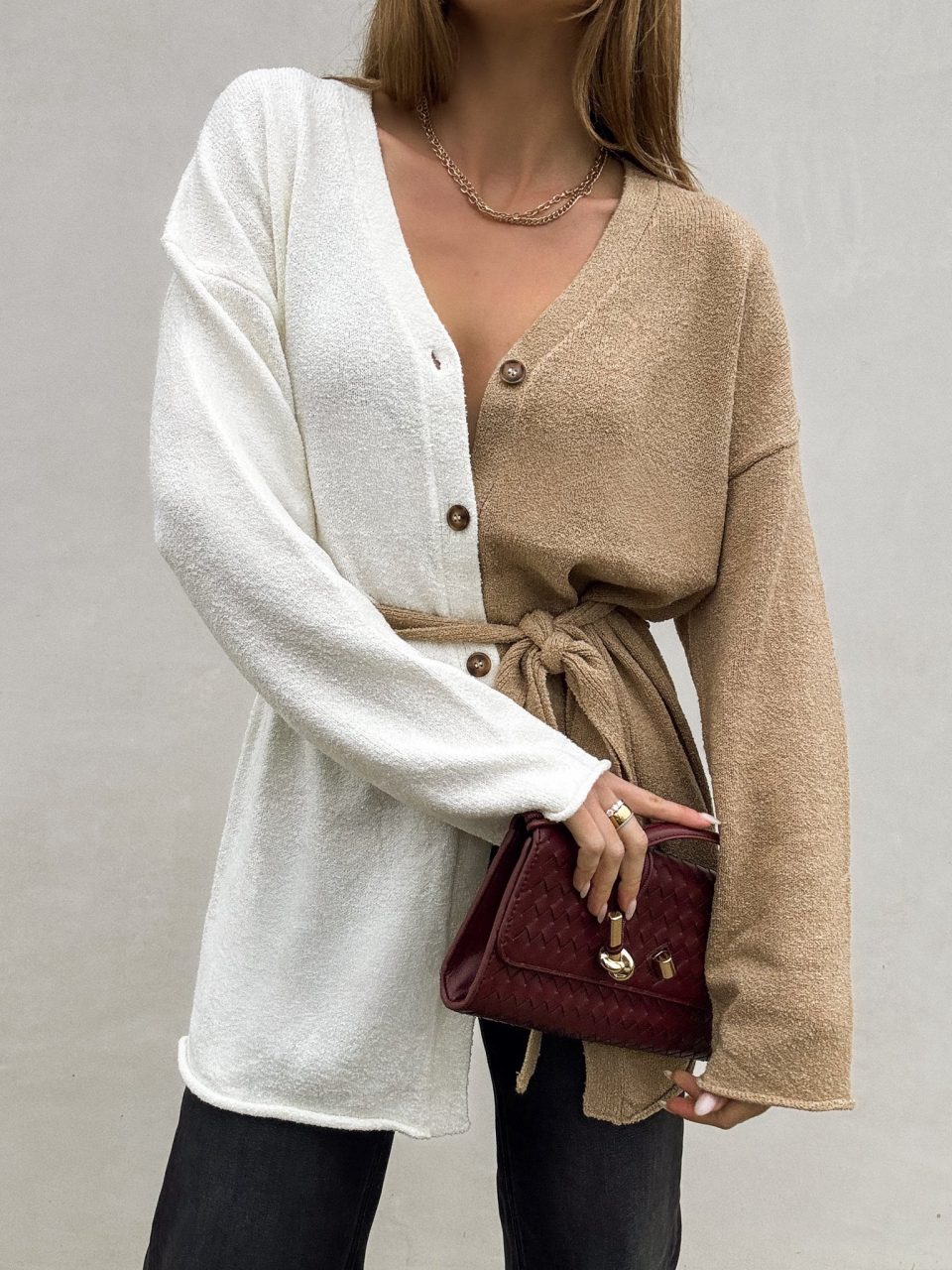 Vanilla Cappuccino Knit Sweater