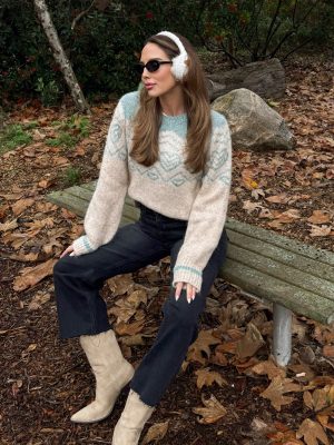 Frozen Heart Knit Sweater