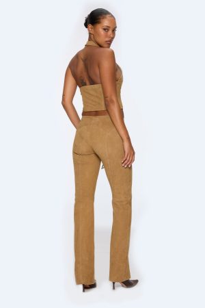 ELEMENT PANT – TAN SUEDE