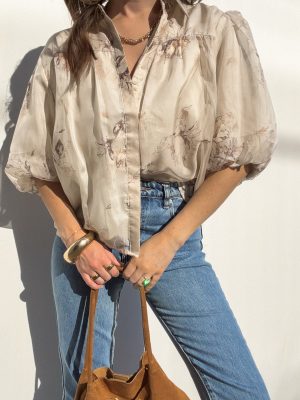 In Bloom Puff Sleeve Blouse